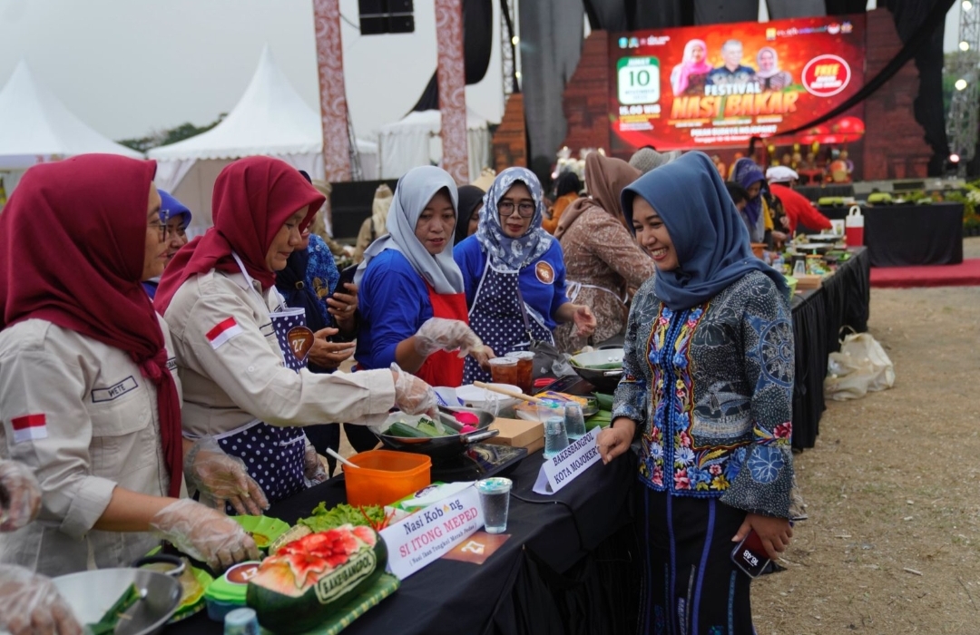 Pekan Budaya Majapahit 2023, Gelar  Festival Nasi Bakar