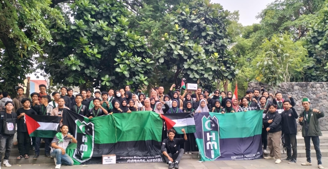 HMI Cabang Kediri Galang Dana untuk Palestina