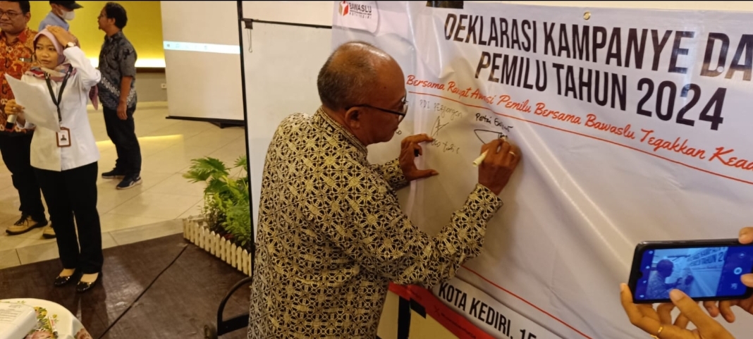 Bawaslu Kota Kediri Jalin Sinergi Aturan Kampanye Pemilu 2024
