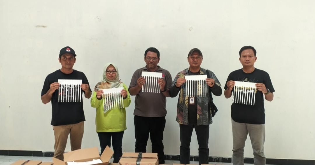 KPU Kota Kediri Terima 22.256 Segel Plastik untuk Pemilu 2024
