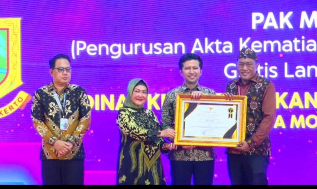Aplikasi ‘Pak Mawardi’ Dispendukcapil Kota Mojokerto, Raih Top 5 Kovablik Jatim 2023