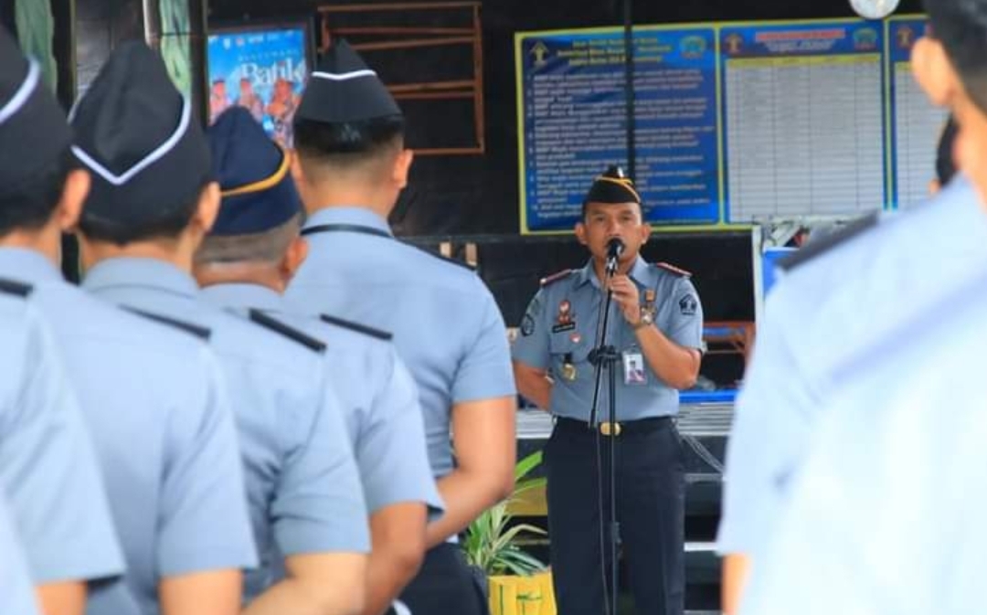 Kalapas Banyuwangi Ingatkan Jajarannya Netralitas ASN Jelang Pemilu 2024