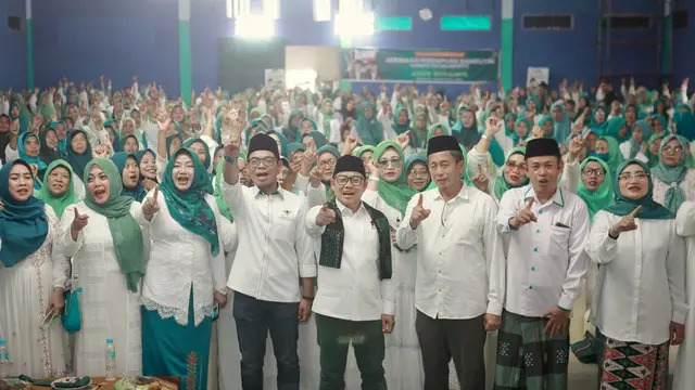 Di Mojokerto, Cak Imin Sapa Ribuan Jamaah Jaringan Perempuan Nahdliyin