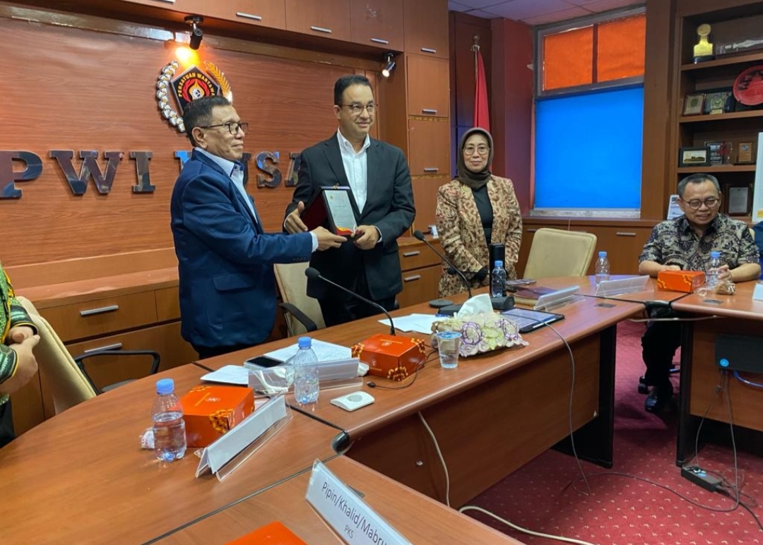 Dialog Capres Anies Baswedan dengan PWI Pusat, PERS Harus Hindari Berita Provokatif