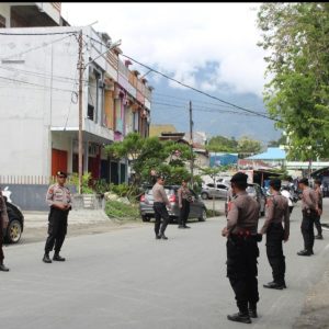 Ratusan Polisi Kawal Aksi Super Damai Bela Palestina di Kota Palu