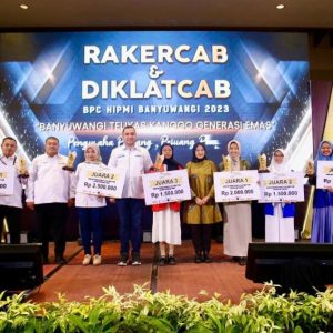Didepan Rakercab dan Diklatcab HIPMI 2023, Bupati Ipuk: Dorong Anak Muda Banyuwangi Jadi Entrepreneur