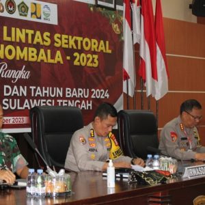 Ribuan Personil Gabungan Amankan Pemilu dan Nataru di Sulteng