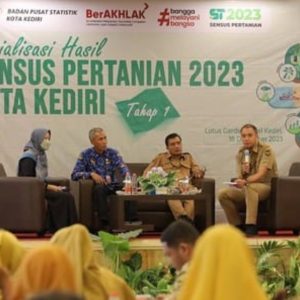 Hasil Sensus Pertanian 2023 Jumlah Petani di Kota Kediri Tercatat 4.972 Orang
