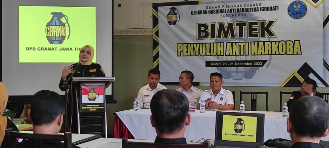 Granat Kediri Cetak Penyuluh Komitmen Perangi Narkoba
