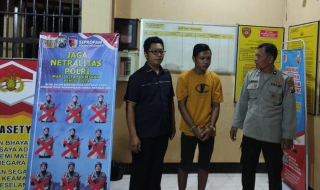 Nekat Curi Motor di Mess Brimob, Maling Usia Remaja Babak Belur
