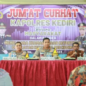 Jumat Curhat, Warga Kediri Ngadu soal Geng Motor Hingga Begal Payudara