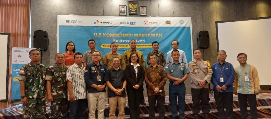 Didukung PT. Pelindo dan Pos Indonesia, PWI Gandeng Kementerian BUMN Gelar UKW di Sulut  