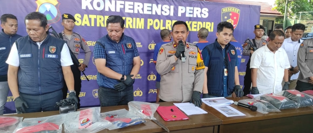 Kasus Narkoba di Polres Kediri Alami Penurunan Tahun 2023