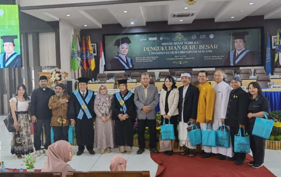 UMM Kukuhkan Dua Guru Besar Sosiologi, Muhadjir Effendy: Kajian Sosiologi Dibutuhkan Pemerintah