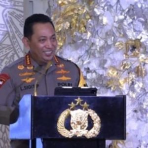 Hadiri Perayaan Natal Mabes Polri 2023, Kapolri Ingatkan Momentum Pemilu Mendekati Puncaknya