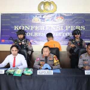 Polres Tolitoli Ungkap Penyelundupan Narkotika Senilai Rp4,5 Miliar