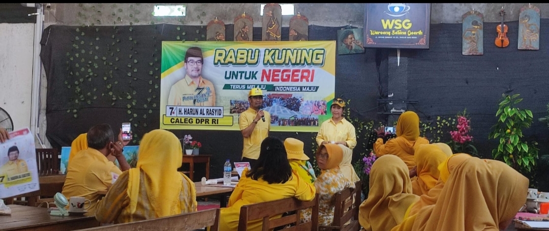 Warga Kediri Doakan Politisi Golkar Harun Al Rasyid Masuk ke Senayan