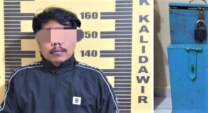 Spesialis Pembobol Kotak Amal Mesjid dan Mushala Diringkus Polisi