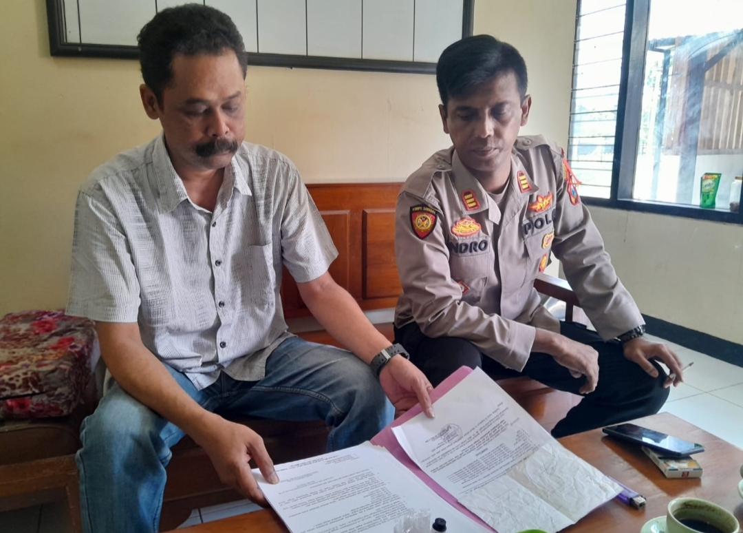 Pelaporan Kasus Pengeroyokan, Kapolsek Giri : Tidak Ada Perubahan Pasal Hanya Salah Pengetikan