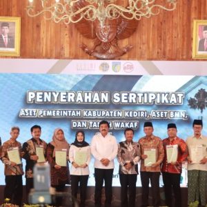Beri Kepastian Hukum, Pemkab Kediri Anggarkan 5 Miliar Genjot Sertifikasi Tanah di Tahun 2024