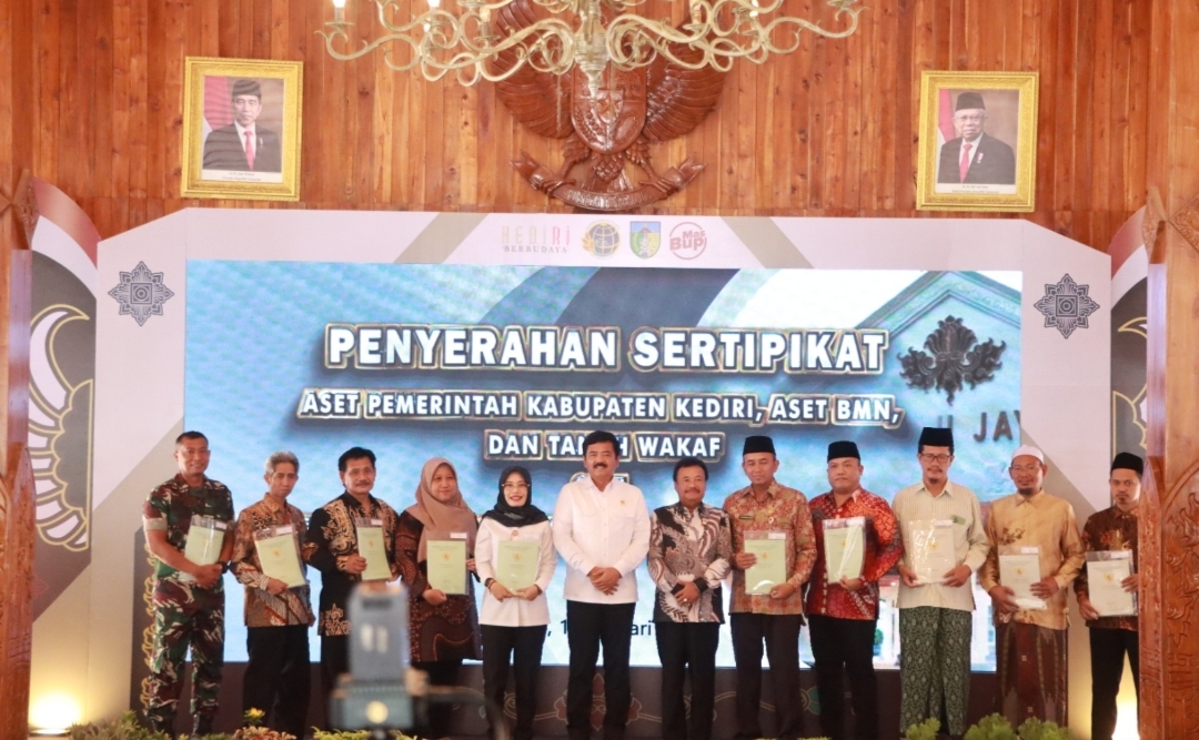 Beri Kepastian Hukum, Pemkab Kediri Anggarkan 5 Miliar Genjot Sertifikasi Tanah di Tahun 2024