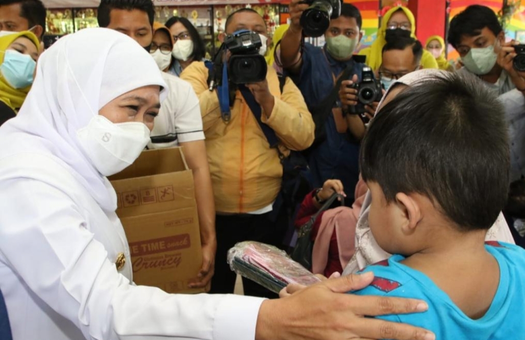 Gubernur Khofifah: Capaian Sub PIN Polio Jatim Tembus 105,93%