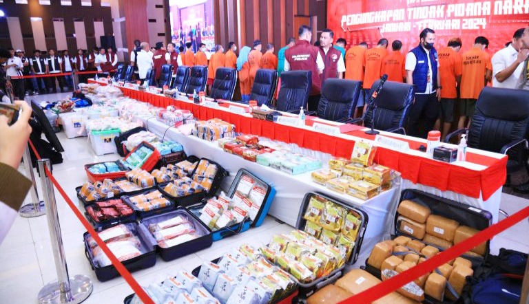 Sejak Dibentuk September 2023, Satgas P3GN Tangkap 17.707 Tersangka Narkoba
