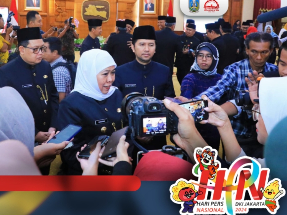 HPN 2024, Khofifah Ajak Insan Pers Wujudkan Pemilu Damai & Demokratis