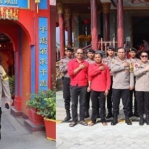 Pastikan Aman, Kapolresta Palu Kombes Pol Barliansyah Pantau Pelaksanaan Ibadah Imlek Pastikan Aman, Kapolresta Palu Kombes Pol Barliansyah Pantau Pelaksanaan Ibadah Imlek