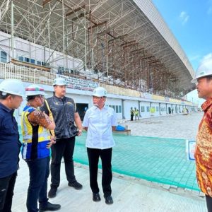 Menko Muhadjir Tinjau Venue PON XXl Medan, Harap Lahirkan Atlet Nasional dan Internasional