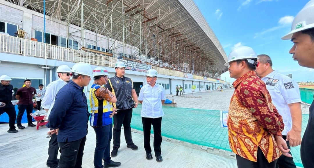 Menko Muhadjir Tinjau Venue PON XXl Medan, Harap Lahirkan Atlet Nasional dan Internasional