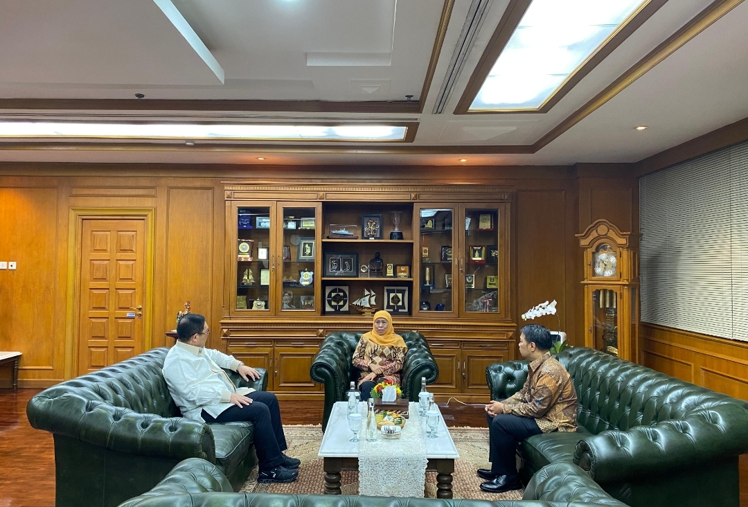 Khofifah Silaturahmi dengan Kepala Perwakilan BI, Sampaikan Apresiasi atas Peran Aktif Kembangkan OPOP dan Industri Halal
