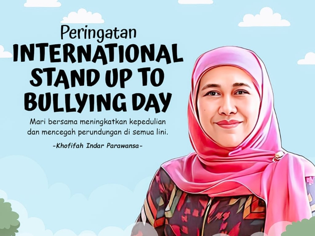 International Stand Up to Bullying Day, Khofifah Ajak: Cegah Perundungan di Semua Lini