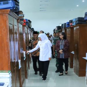 Gubernur Khofifah Resmikan Asrama SMAN 5 Taruna Brawijaya Kediri