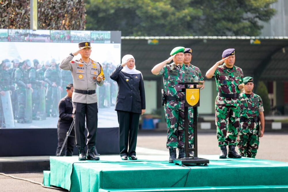 Apel Pasukan Pemilu 2024, 18.287  Personil Amankan 118.708 TPS Se-Jatim