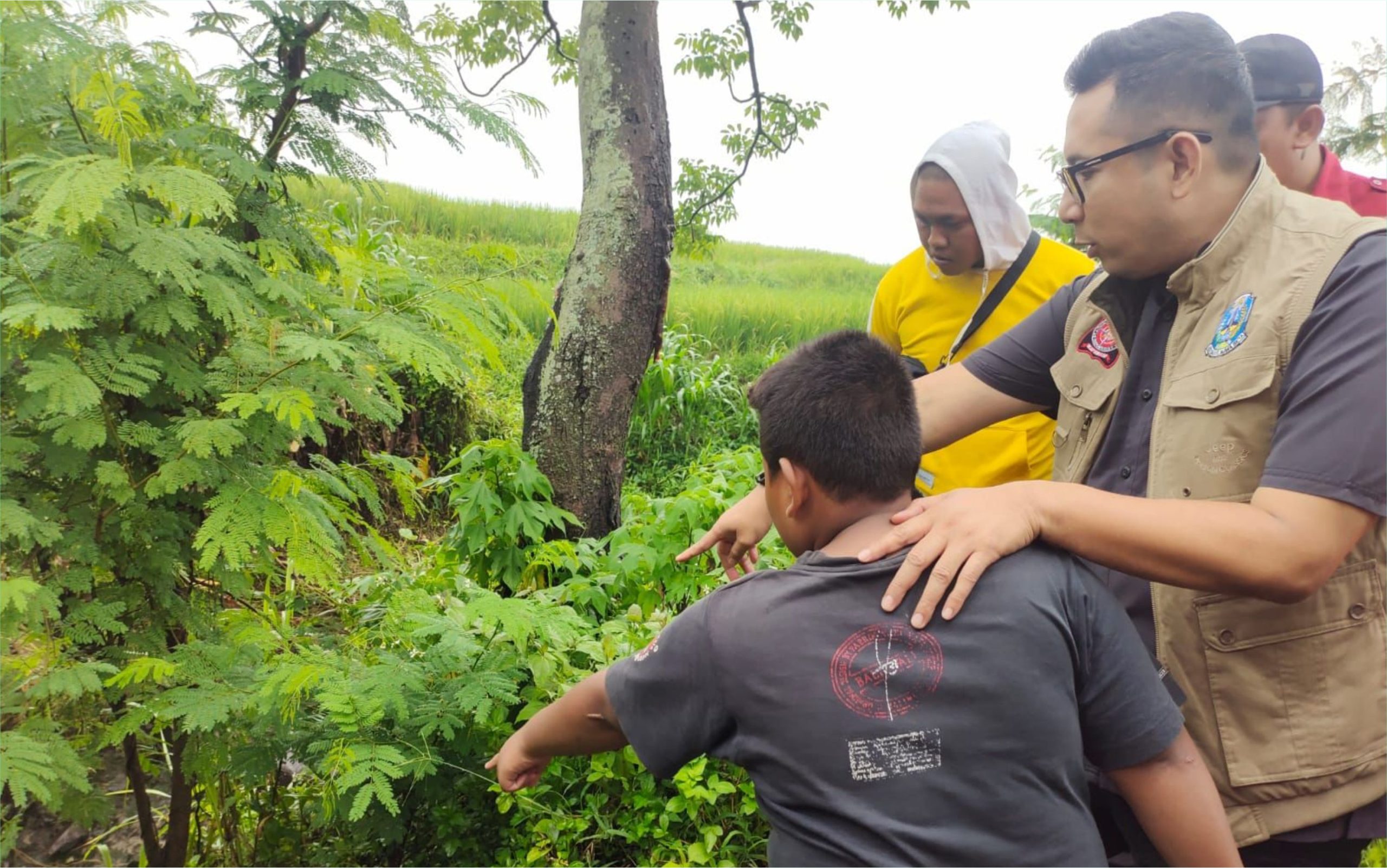 BPBD Kota Mojokerto Gabung Tim Sar, Pj Wali Kota Mojokerto Takziah ke Rumah Duka