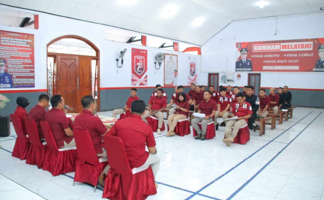 Kalapas Banyuwangi Gelar Asesmen Pembentukan Tim Zona Integritas