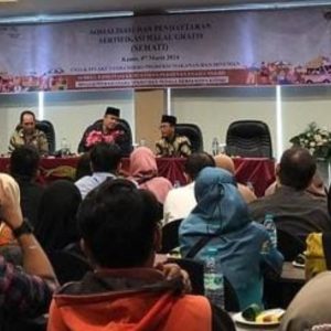 Dorong Ekonomi Halal, Dinkop UMTK Bersama Kemenag Kota Kediri Gelar Sosialisasi Sehati