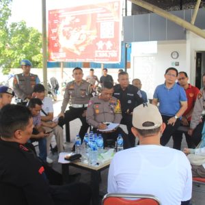 Jelang Rapat Pleno Terbuka, Jalan S. Parman Kanto KPU Ditutup
