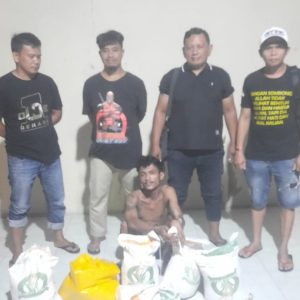 Polisi Tangkap Pencuri Puluhan Kg Beras Bansos di Kota Palu