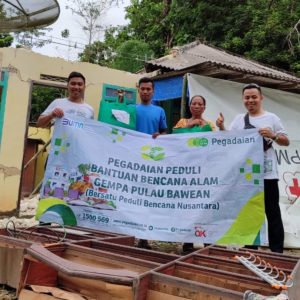 PT Pegadaian Kanwil XII Surabaya, Salurkan Bantuan Untuk Korban Gempa di Bawean Gresik PT Pegadaian Kanwil XII Surabaya, Salurkan Bantuan Untuk Korban Gempa di Bawean Gresik