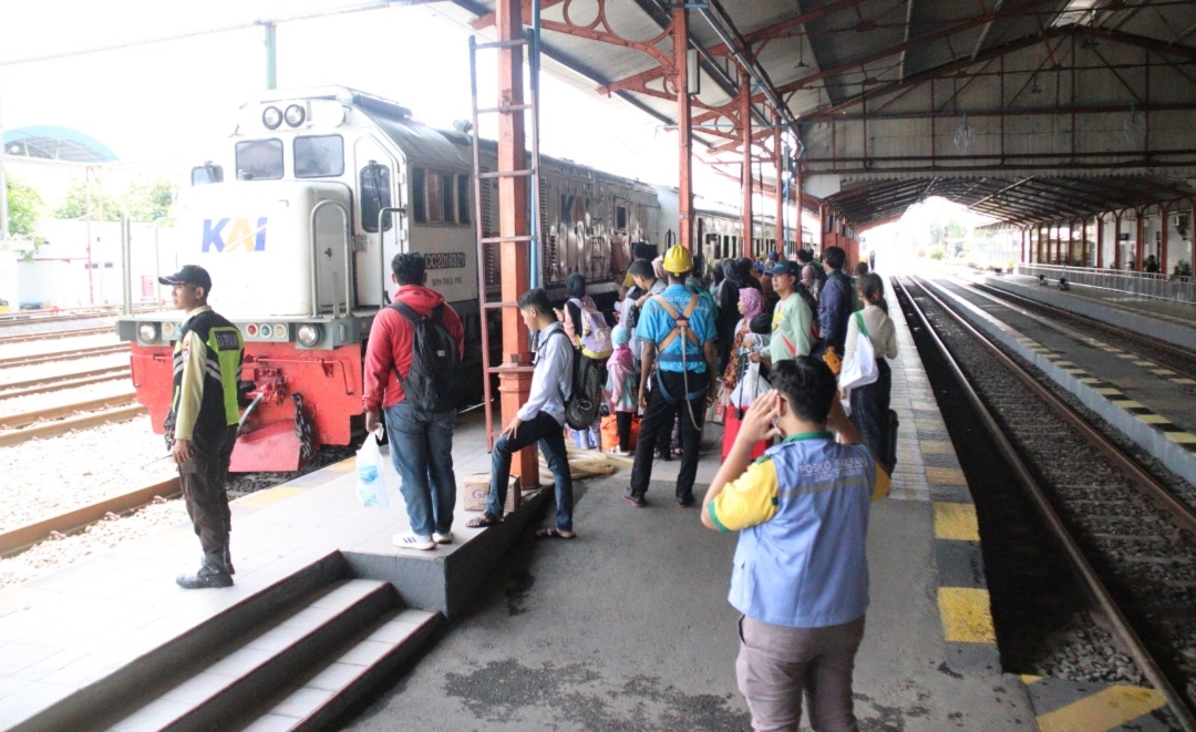 Arus Balik Lebaran 2024, Sejumlah Stasiun Daop Madiun Masih Tinggi