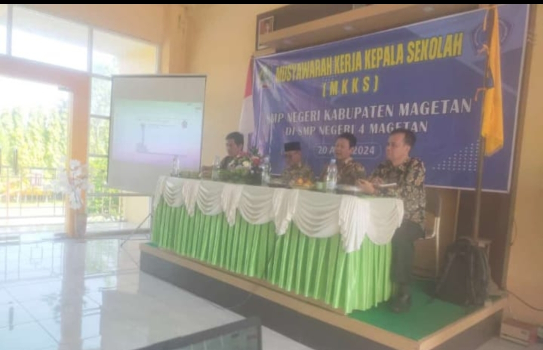 Gelar Rapat Kerja MKKS SMP Magetan Bahas Sumatif, Pengelolaan Kinerja Guru Dan Kepala Sekolah