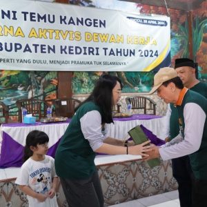 Reuni Purna Aktivis, Mbak Cicha Sebut Momen Berbagi Pengalaman Bangun Gerakan Pramuka Kediri