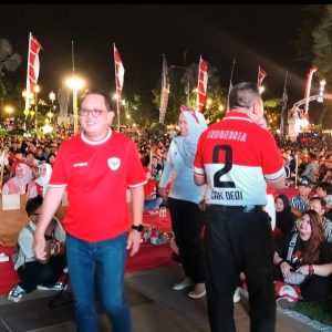 Adhy Karyono dan Persebaya Legend Meriahkan Nobar di Grahadi