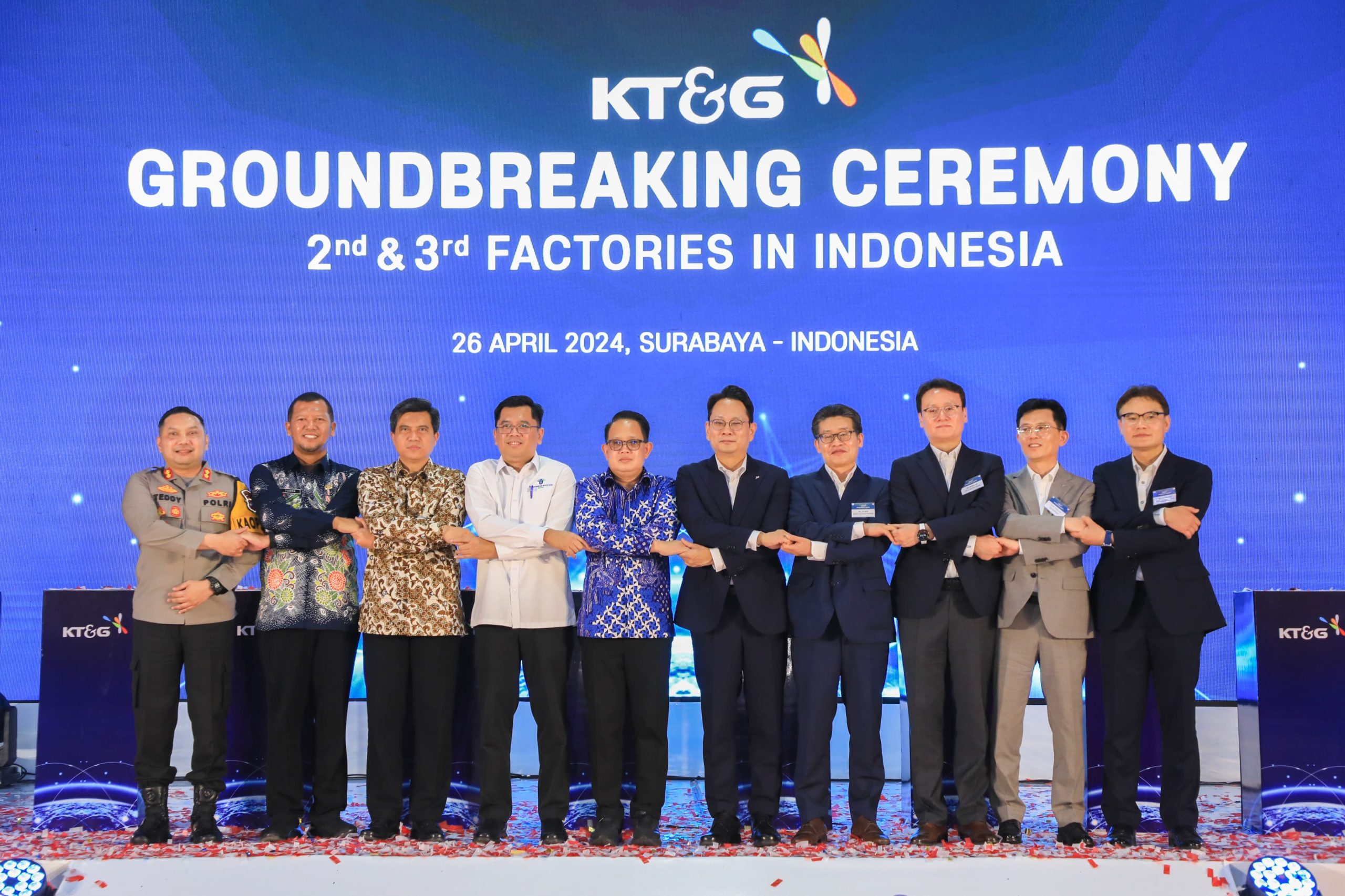Ground Breaking Pabrik KT&G di PIER, Pj. Gubernur Jatim, Bisa Tampung Ribuan Naker