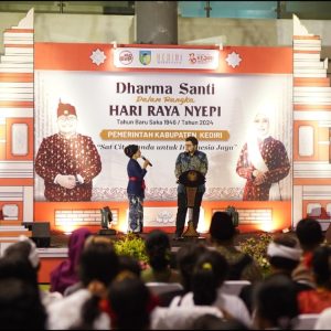 Dharma Santi Nyepi 1946 Saka, Mas Dhito Fasilitasi Kebutuhan Umat Hindu Kediri