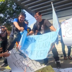 Ancam Kebebasan Pers, Puluhan Jurnalis Kediri Tolak Revisi RUU Penyiaran