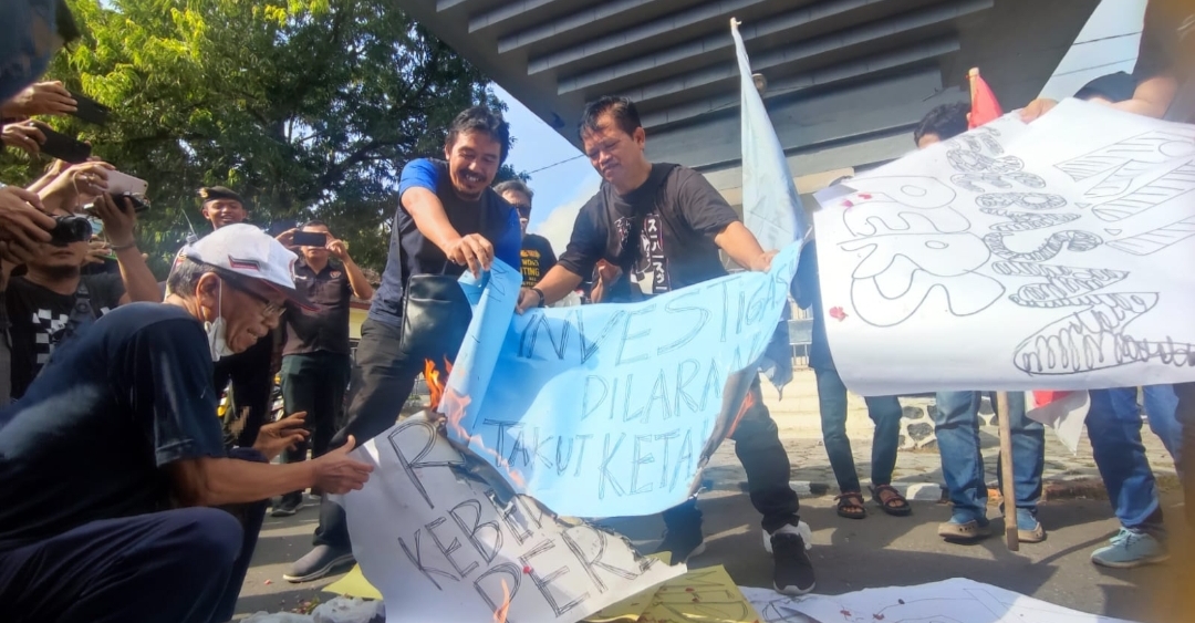 Ancam Kebebasan Pers, Puluhan Jurnalis Kediri Tolak Revisi RUU Penyiaran
