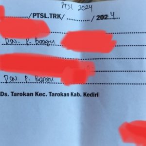SKB 3 Menteri Putuskan Biaya Pengurusan PTSL Rp. 150 ribu, di Kediri Dibandrol Rp 600 hingga Rp 750 ribu?
